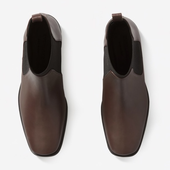 The Italian Leather Square Toe Chelsea Boot EVERLANE EUC - Picture 3 of 11